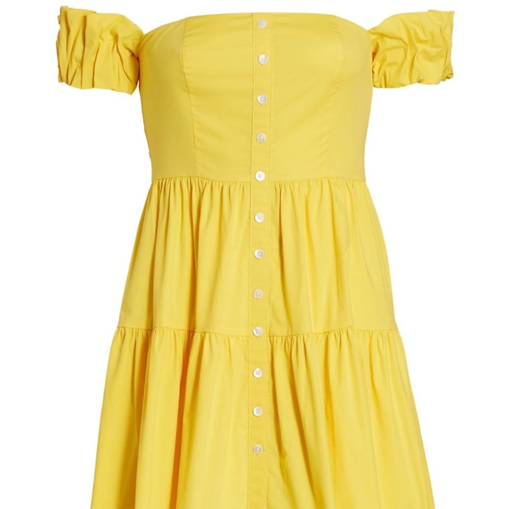 STAUD Elio Off-The-Shoulder Minidress